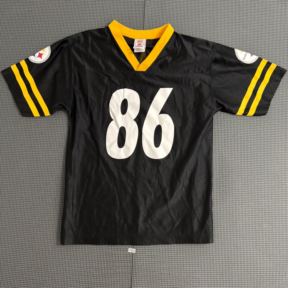 NFL Players Hines Ward Pittsburgh Steelers Jersey Youth Large Black 86 Football
